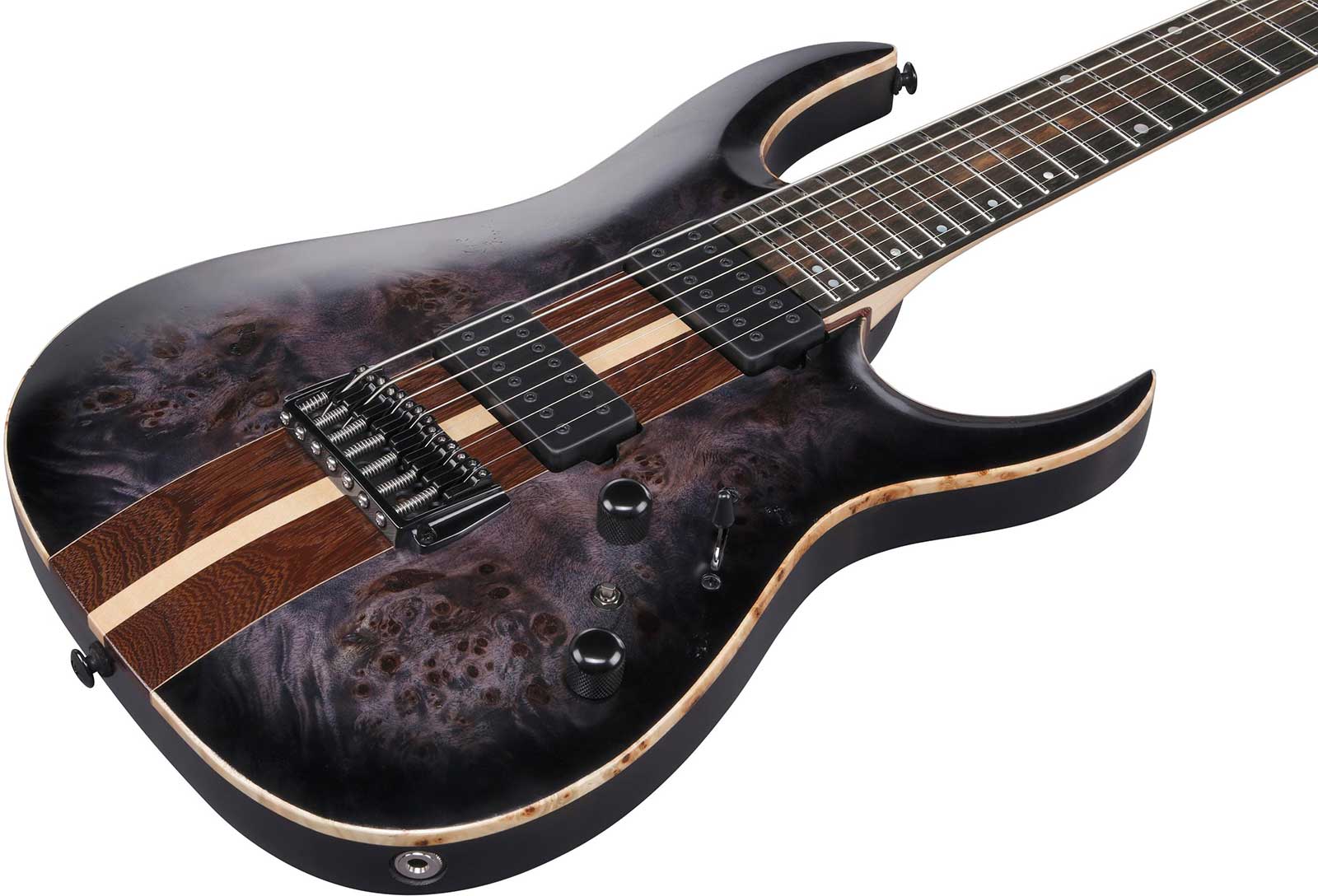 Ibanez Rga217p1pb Drl Premium 7c 2h Dimarzio Ht Eb - Deep Twilight Burst - Elektrische gitaar in Strat vorm - Variation 2