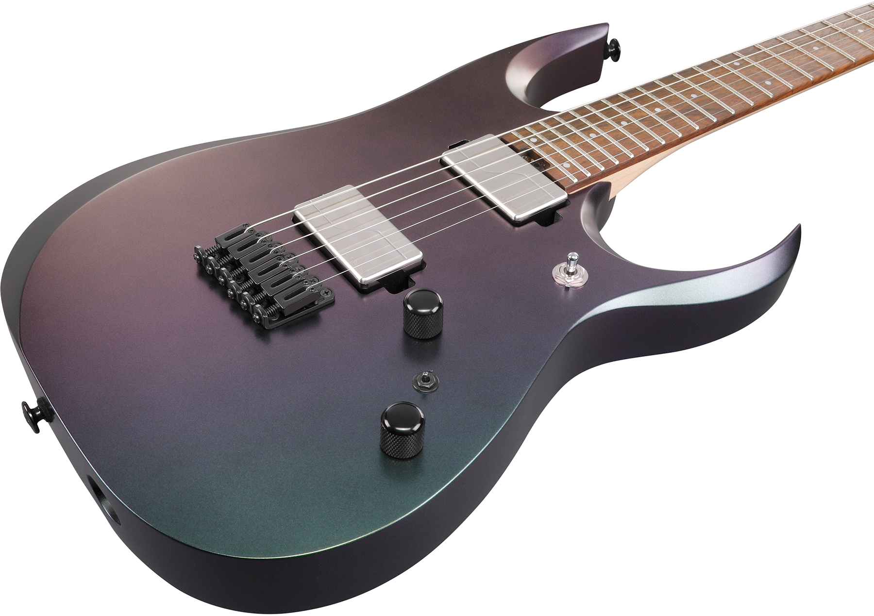 Ibanez Rgd3121 Prf Prestige Jap 2h Fishman Fluence Modern Ht Eb - Polar Lights Flat - Bariton elektrische gitaar - Variation 2