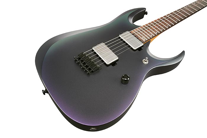 Ibanez Rgd61 Bam Standard 2h Fishman Fluence Modern Eb - Black Aurora Burst Matte - Elektrische gitaar in Str-vorm - Variation 2