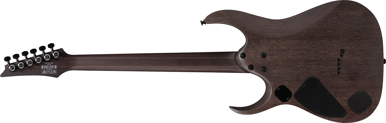 Ibanez Rgd621ah Mnf Iron Label Baryton 2h Dimarzio Ht Eb - Midnight Shade Flat - Bariton elektrische gitaar - Variation 1