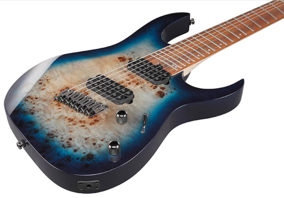 Ibanez Rgms7pb Cbs Standard 7c Multiscale 2h Ht Jat - Cosmic Blue Starburst - Elektrische gitaar in Str-vorm - Variation 2