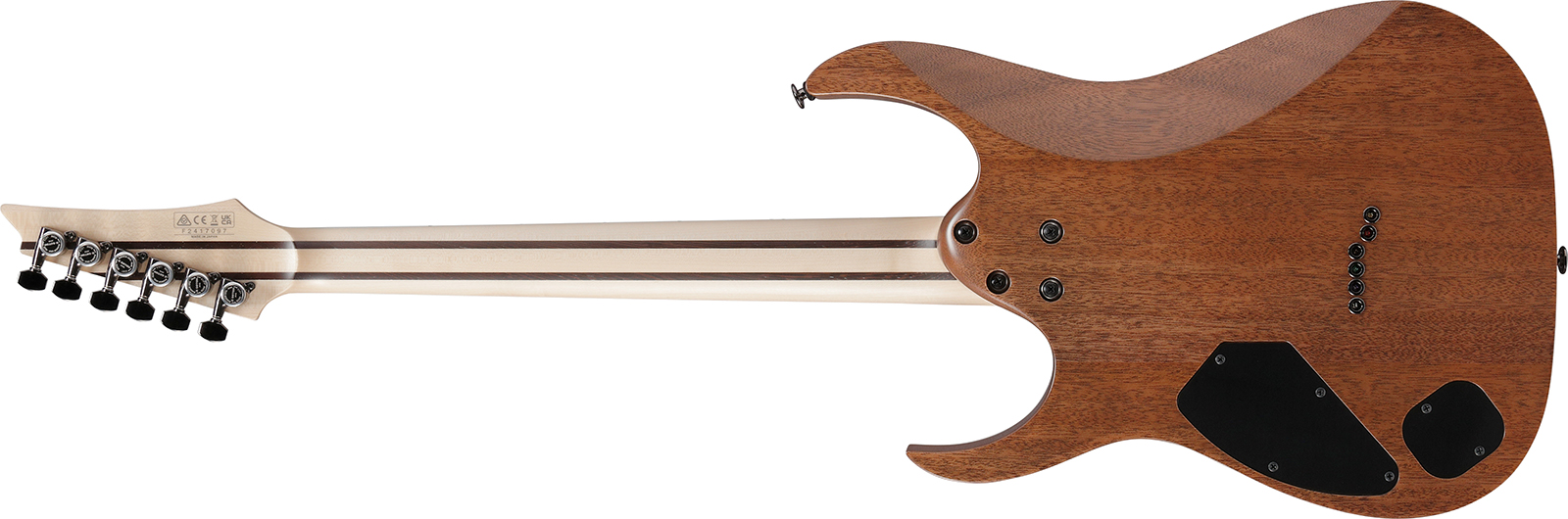 Ibanez Rgr5221r Tfr Prestige Jap 2h Bare Knuckle Ht Rw - Transparent Fluorescent Orange - Elektrische gitaar in Strat vorm - Variation 1