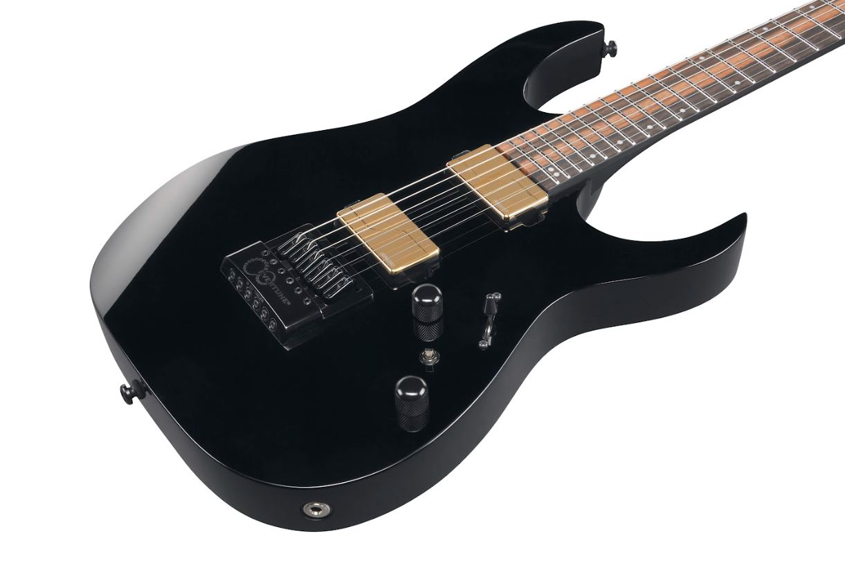 Ibanez Rgr52etbk Design Lab Ht Hh Eb - Black - Elektrische gitaar in Str-vorm - Variation 2