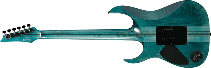 Ibanez Rgt1220pbk Col Premium 2h Dimarzio Fr Eb - Cosmic Blue Low Gloss - Elektrische gitaar in Strat vorm - Variation 1