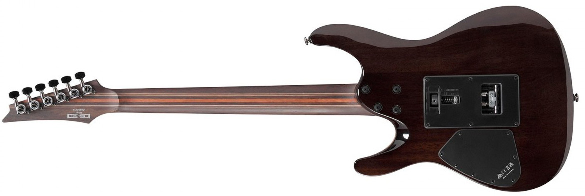 Ibanez S1070pbz Ckb Sabre Premium Hsh Dimarzio Fr Rw - Charcoal Black Burst - Elektrische gitaar in Str-vorm - Variation 1