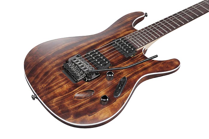 Ibanez S520ah Abs Sabre Premium 2h Trem Rw - Antique Brown Stained - Elektrische gitaar in Strat vorm - Variation 2