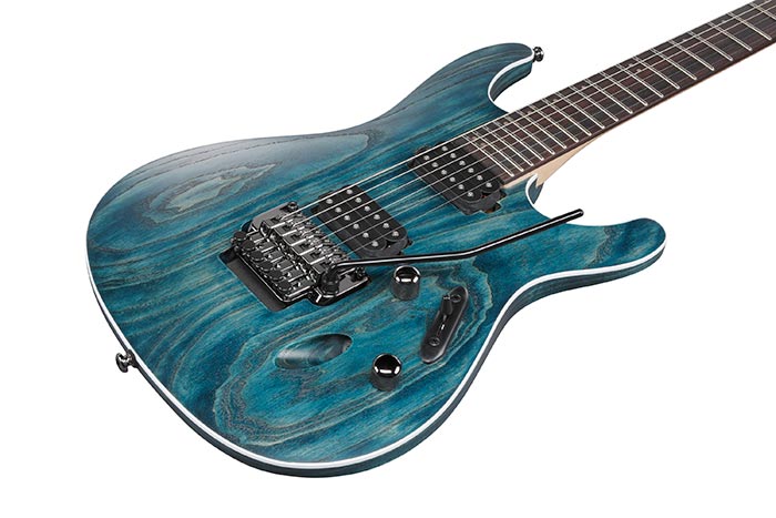 Ibanez S520ah Obf Sabre Premium 2h Trem Rw - Cosmic Blue Flat - Elektrische gitaar in Strat vorm - Variation 2