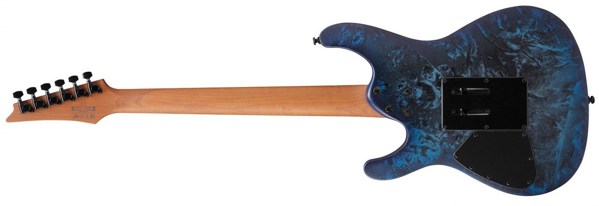 Ibanez S770 Czm Sabre Standard Hsh Dimarzio Fr Rw - Cosmic Blue Frozen Matte - Elektrische gitaar in Str-vorm - Variation 1