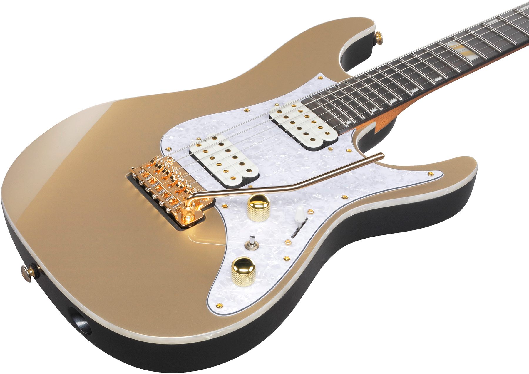 Ibanez Scott Lepage Krys10 Premium Signature 2h Fishman Fluence Trem Eb - Gold - Elektrische gitaar in Str-vorm - Variation 2