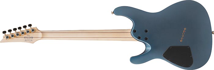 Ibanez Sml721 Mam Axe Design Lab Multiscale 2h Ht Rw - Midnight Arctic Ocean Matte - Multi-scale gitaar - Variation 1