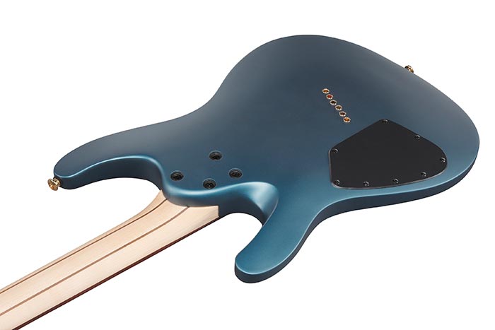 Ibanez Sml721 Mam Axe Design Lab Multiscale 2h Ht Rw - Midnight Arctic Ocean Matte - Multi-scale gitaar - Variation 3