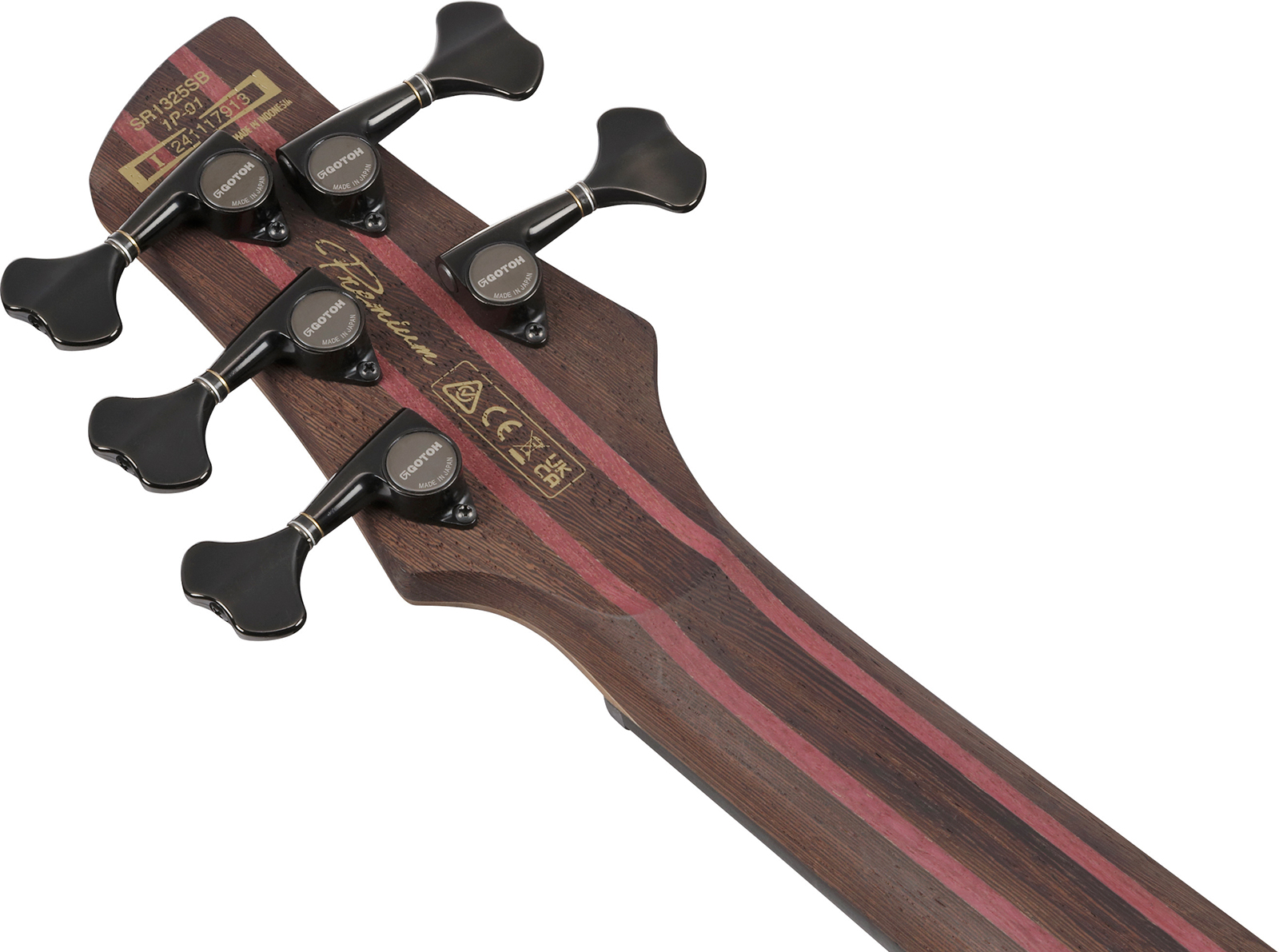 Ibanez Sr1325sb Ivf Premium 5c Active Pp - Icebreaker Wave Flat - Solid body elektrische bas - Variation 4