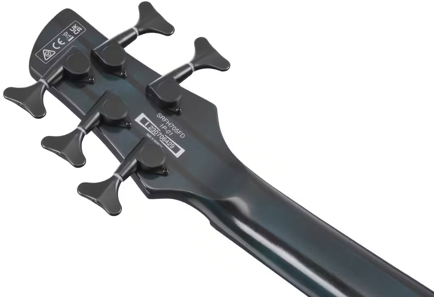 Ibanez Srd905 Ctl Workshop 5c Active Piezo Pp - Cosmic Blue Starburst Low Gloss - Hollow body elektrische bas - Variation 4