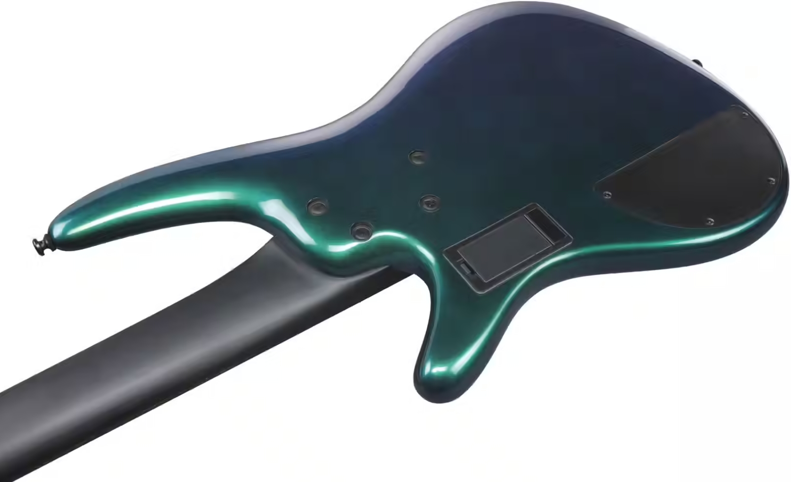 Ibanez Srms725 Bcm Workshop 5c Multiscale Active Fishman Fluence Pp - Blue Chameleon - Solid body elektrische bas - Variation 3