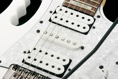 Ibanez Steve Vai Jem555 Wh Hsh Fr Rw - White - Elektrische gitaar in Str-vorm - Variation 2