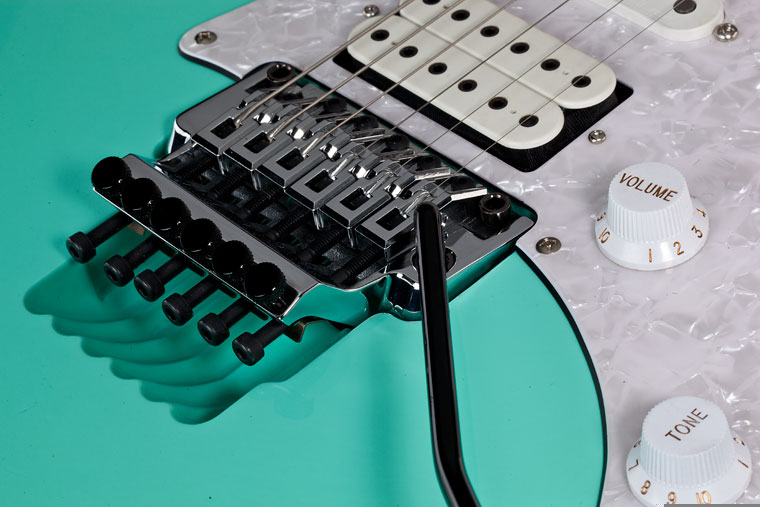 Ibanez Steve Vai Jem70v Sfg Premium Hsh Dimarzio Fr - Sea Foam Green - Elektrische gitaar in Str-vorm - Variation 3