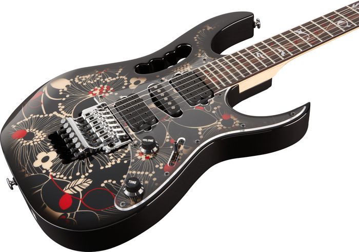Ibanez Steve Vai Jem77 Fp2 Prestige Japon Signature - Floral Pattern 2 - Elektrische gitaar in Str-vorm - Variation 1