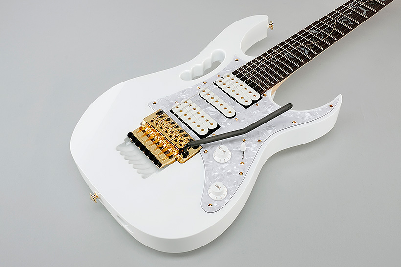 Ibanez Steve Vai Jem7v7 Wh Prestige Japan - White - 7-snarige elektrische gitaar - Variation 1