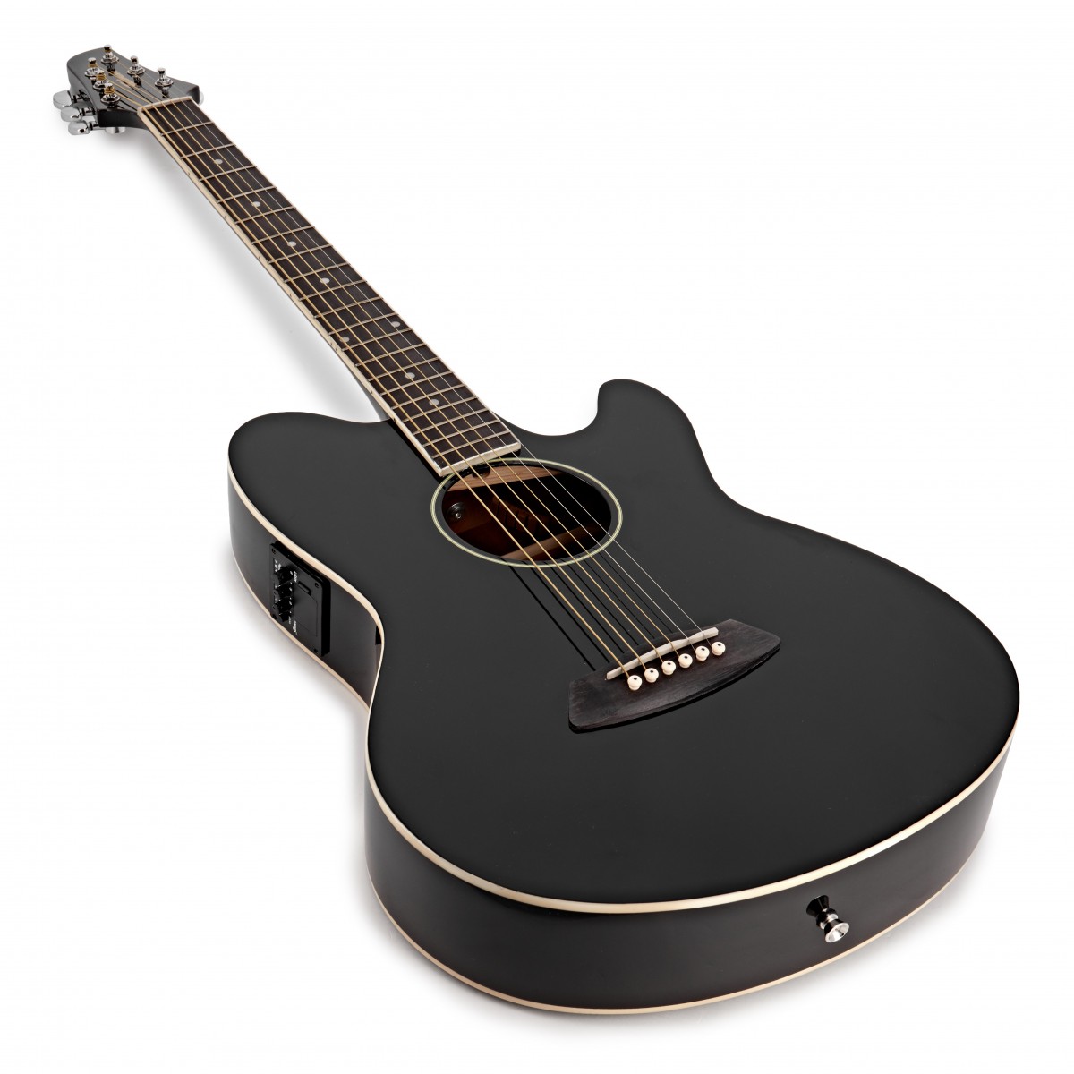 Ibanez Tcy10e Bk Talman Cw Epicea Sapele Pur - Black - Folk gitaar - Variation 3