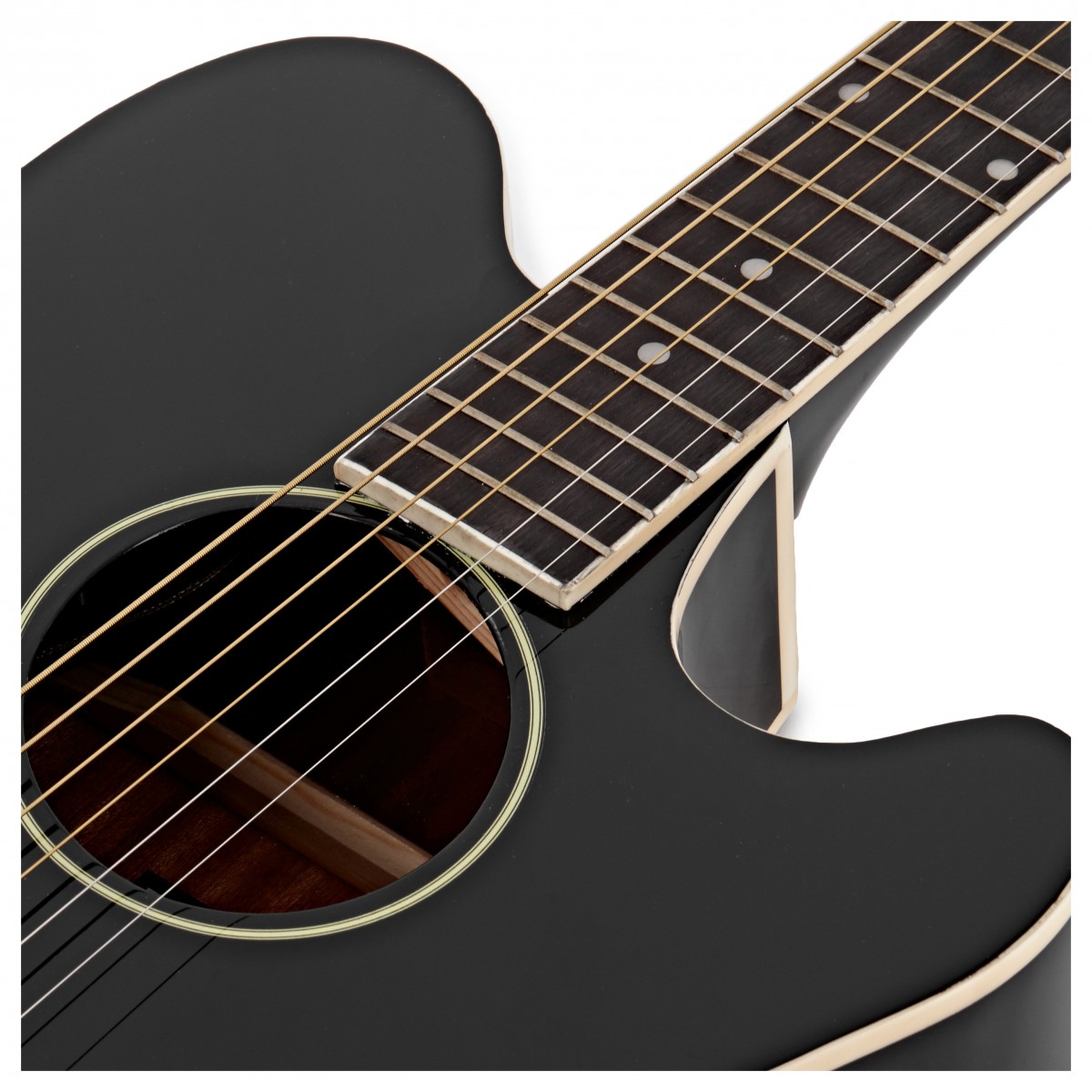 Ibanez Tcy10e Bk Talman Cw Epicea Sapele Pur - Black - Folk gitaar - Variation 5