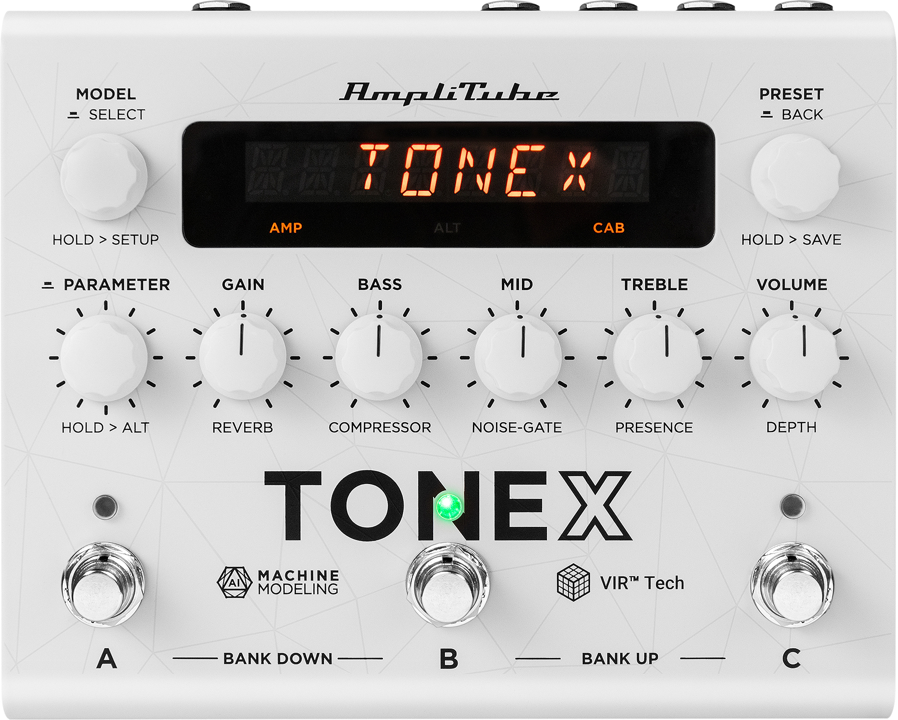 Ik Multimedia Tonex Pedal White Limited Ed - Simulatie van gitaarversterkermodellering - Main picture