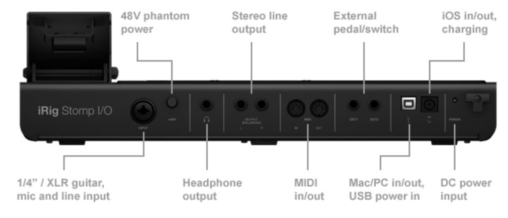 Ik Multimedia Irig Stomp I/o - Voetschakelaar & anderen - Variation 2