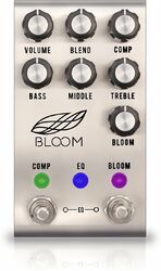 Compressor/sustain/noise gate effect pedaal Jackson audio Bloom V2 Silver Compresseur