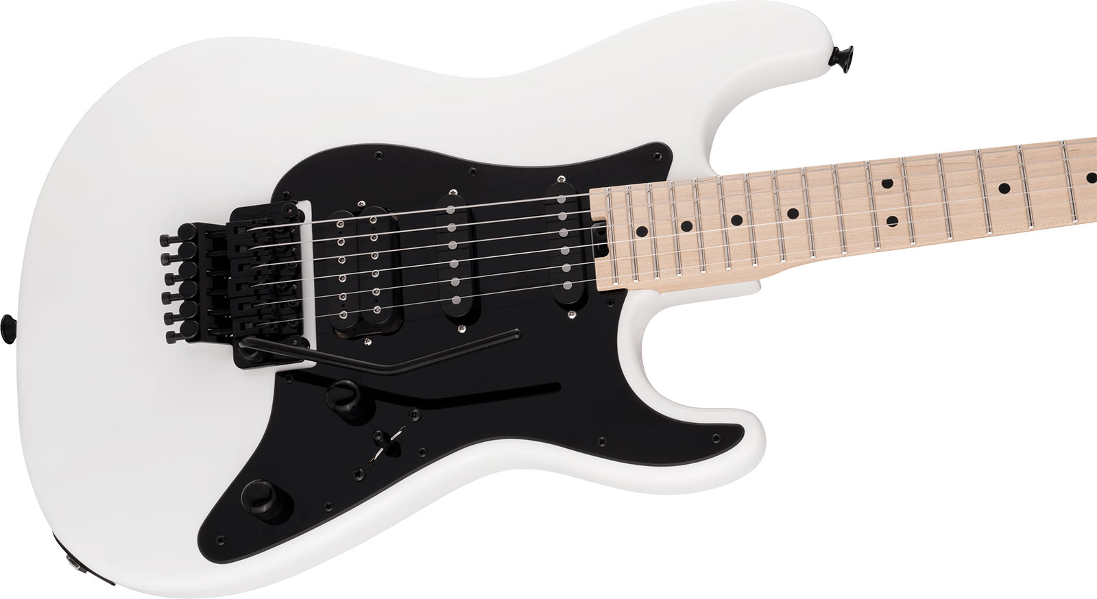 Jackson Adrian Smith San Dimas Usa Signature Hss Dimarzio Fr Mn - Snow White - Elektrische gitaar in Str-vorm - Variation 2