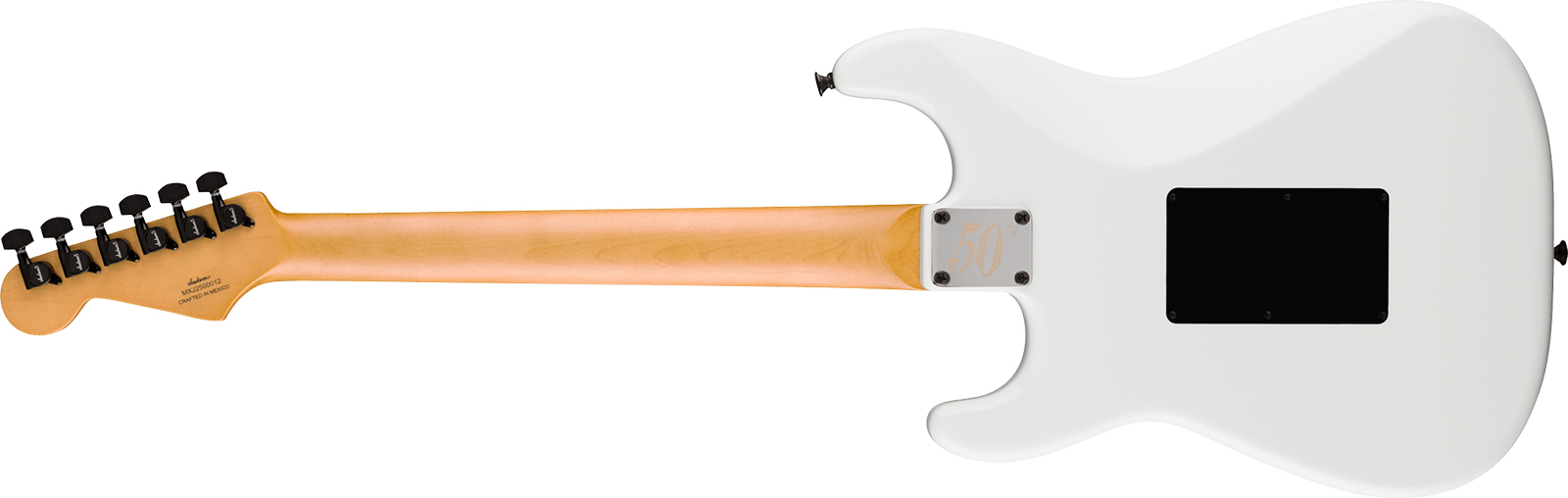 Jackson Adrian Smith Sc1 50th Ann. Mex Ltd Signature Hss Dimarzio Fr Mn - White - Elektrische gitaar in Strat vorm - Variation 1