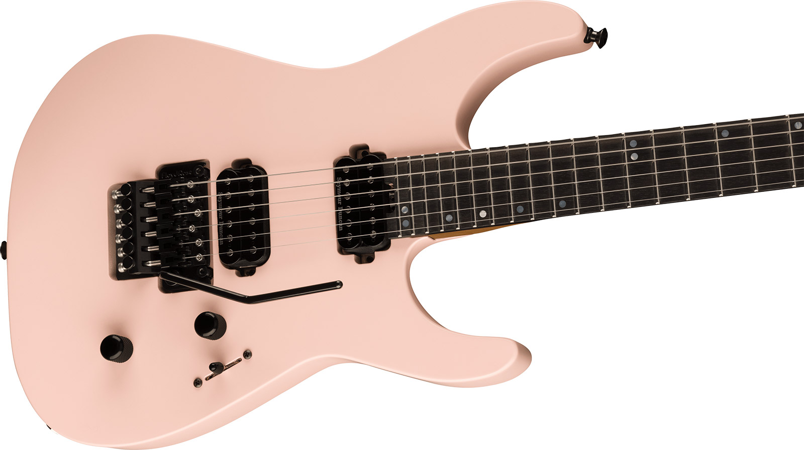 Jackson American Virtuoso Usa 2h Seymour Duncan Fr Eb - Satin Shell Pink - Elektrische gitaar in Str-vorm - Variation 2