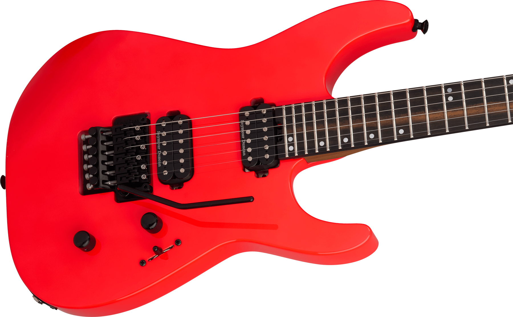 Jackson American Virtuoso Usa 2h Seymour Duncan Fr Eb - Rocket Red - Metalen elektrische gitaar - Variation 2