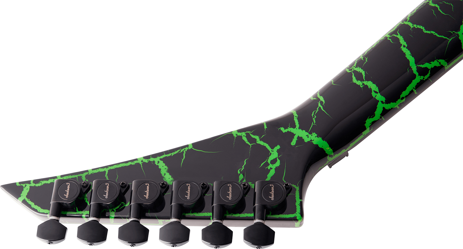 Jackson Brandon Ellis Kelly Pro Signature 1h Seymour Duncan Fr Eb - Green Crackle - Metal elektrische gitaar - Variation 3