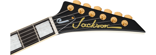 Jackson Cd1 Legend Series Rhoad Limited Edition Trem Hh Eb - White With Black Bevels - Metal elektrische gitaar - Variation 2