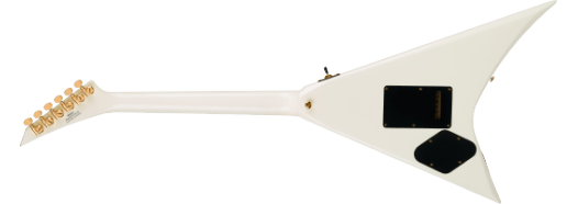 Jackson Cd1 Legend Series Rhoad Limited Edition Trem Hh Eb - White With Black Bevels - Metal elektrische gitaar - Variation 5