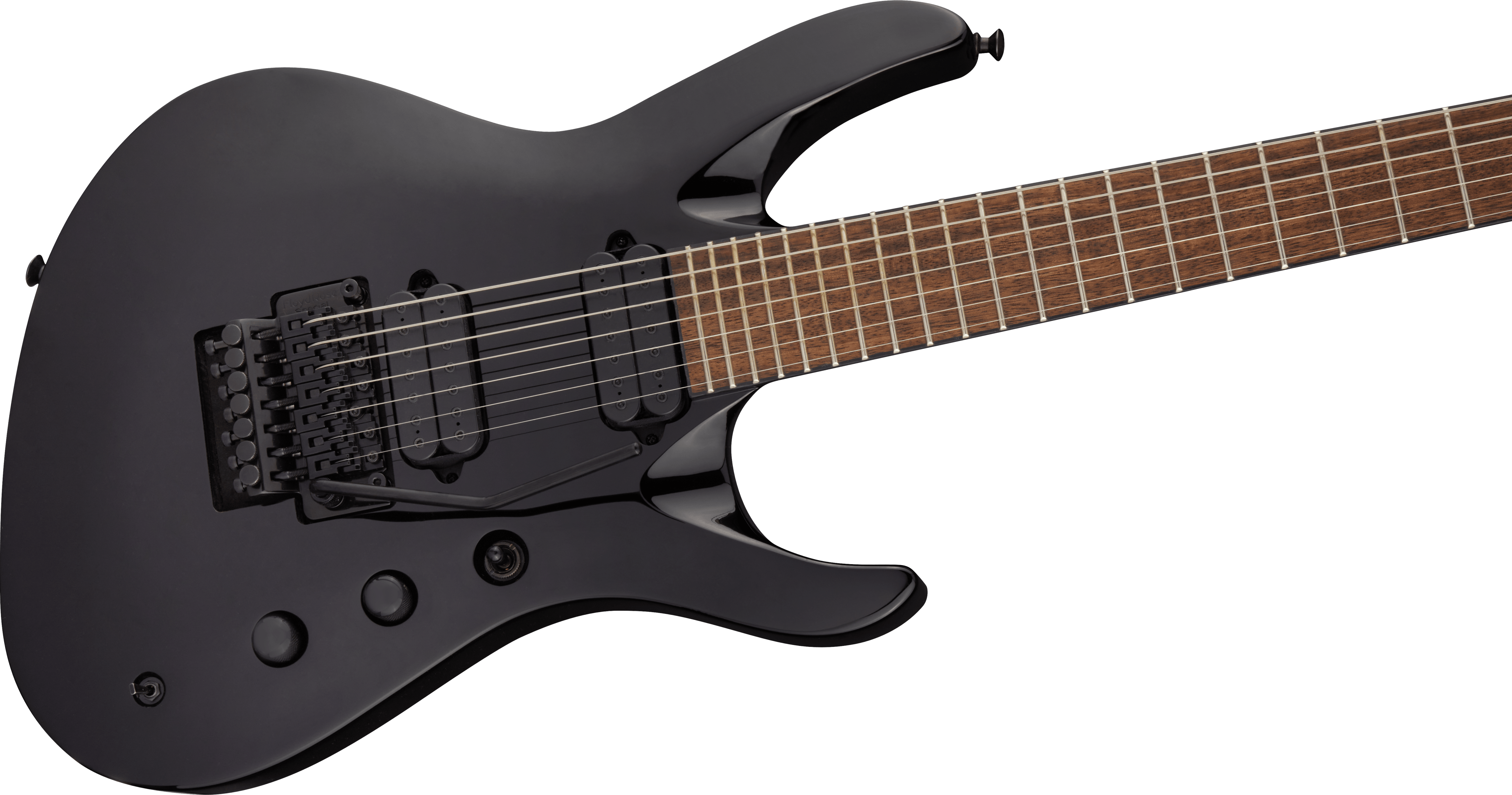 Jackson Chris Broderick Soloist 7 Pro Signature 2h Dimarzio Fr Lau - Gloss Black - 7-snarige elektrische gitaar - Variation 3