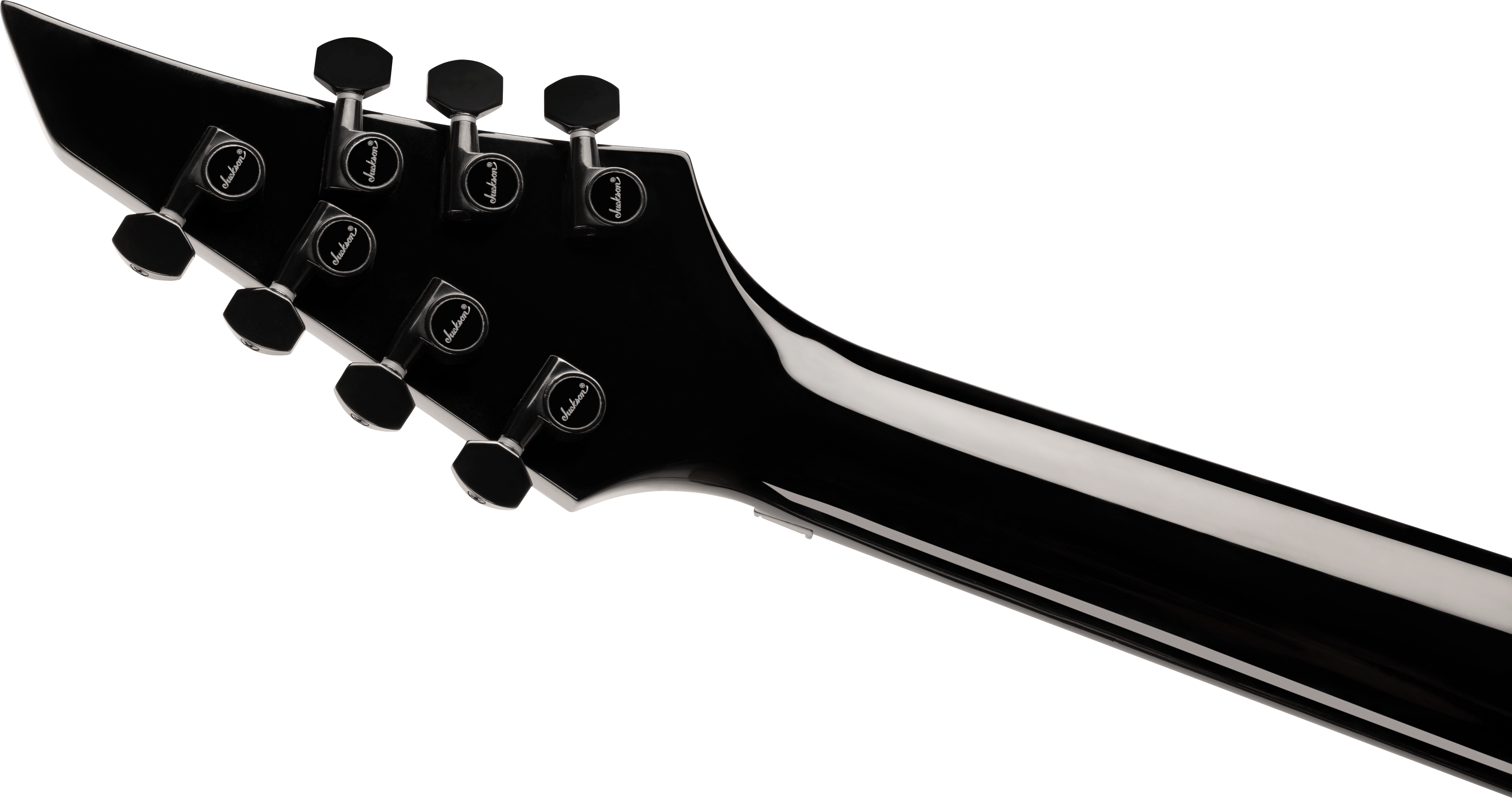 Jackson Chris Broderick Soloist 7 Pro Signature 2h Dimarzio Fr Lau - Gloss Black - 7-snarige elektrische gitaar - Variation 5