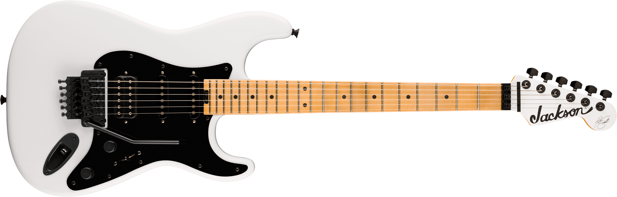 Jackson Adrian Smith Sc1 50th Ann. Mex Ltd Signature Hss Dimarzio Fr Mn - White - Elektrische gitaar in Strat vorm - Main picture