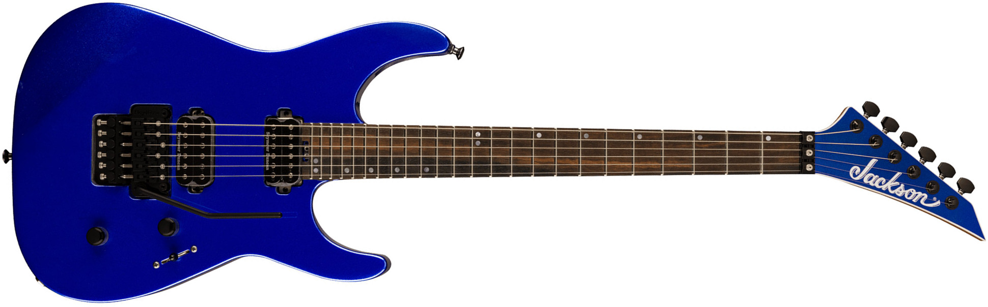 Jackson American Virtuoso 2h Seymour Duncan Fr Eb - Mystic Blue - Elektrische gitaar in Str-vorm - Main picture