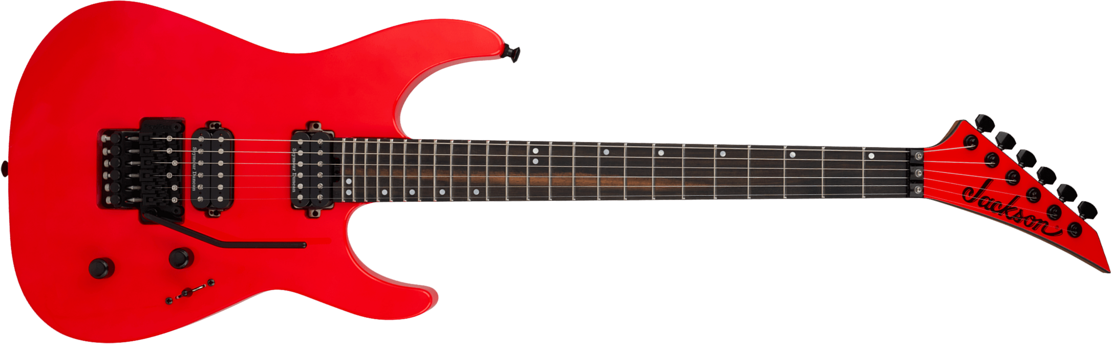 Jackson American Virtuoso Usa 2h Seymour Duncan Fr Eb - Rocket Red - Metalen elektrische gitaar - Main picture