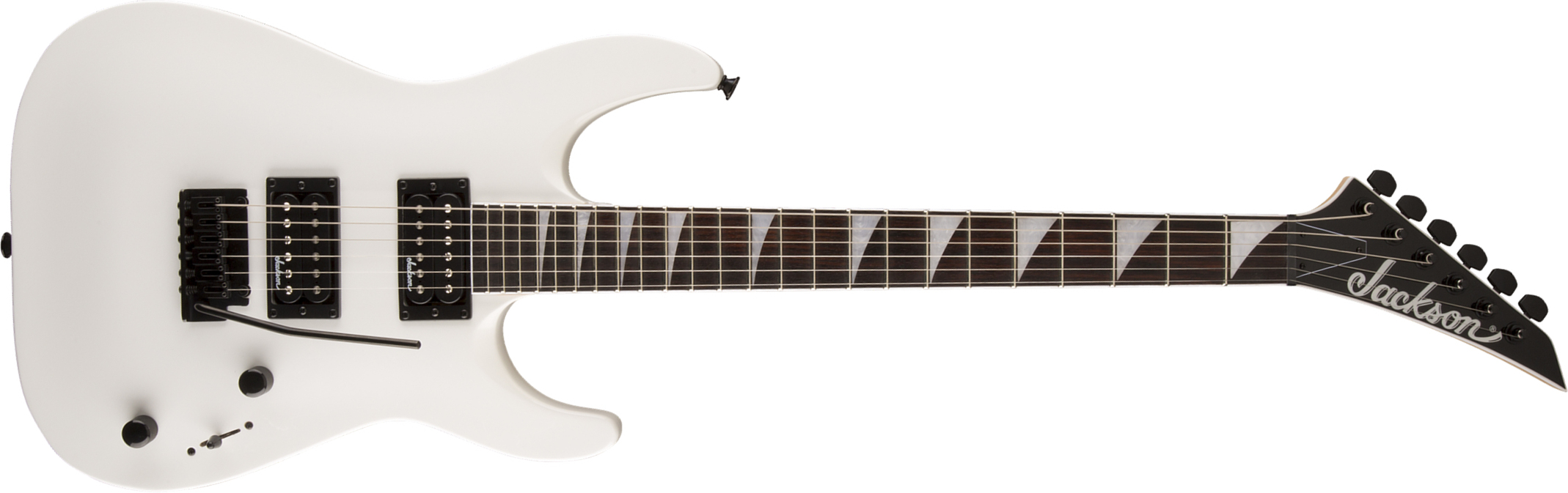 Jackson Dinky Arch Top Dka Js22 2h Trem Ama - Snow White - Metalen elektrische gitaar - Main picture