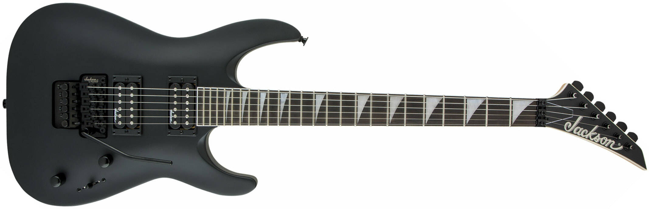 Jackson Dinky Archtop Js32 Dka 2h Fr Ama - Black Satin - Guitarra eléctrica de doble corte. - Main picture