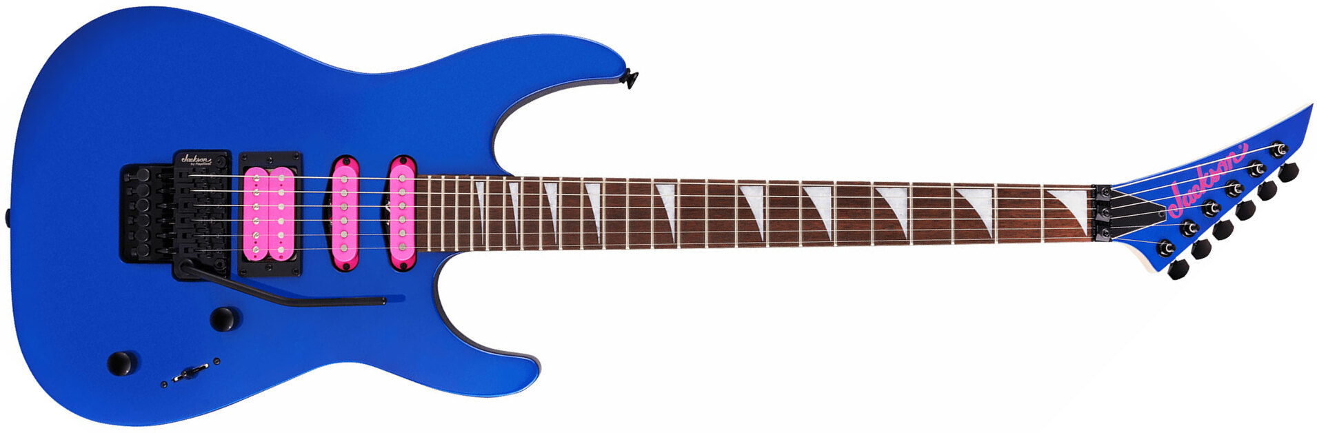 Jackson Dinky Dk3xr Hss Fr Lau - Cobalt Blue - Elektrische gitaar in Str-vorm - Main picture