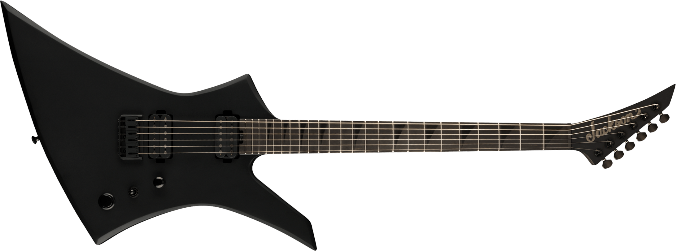 Jackson Kelly Ht6  Baritone Pro Plus Xt 2h Seymour Duncan Ht Eb - Satin Black - Bariton elektrische gitaar - Main picture