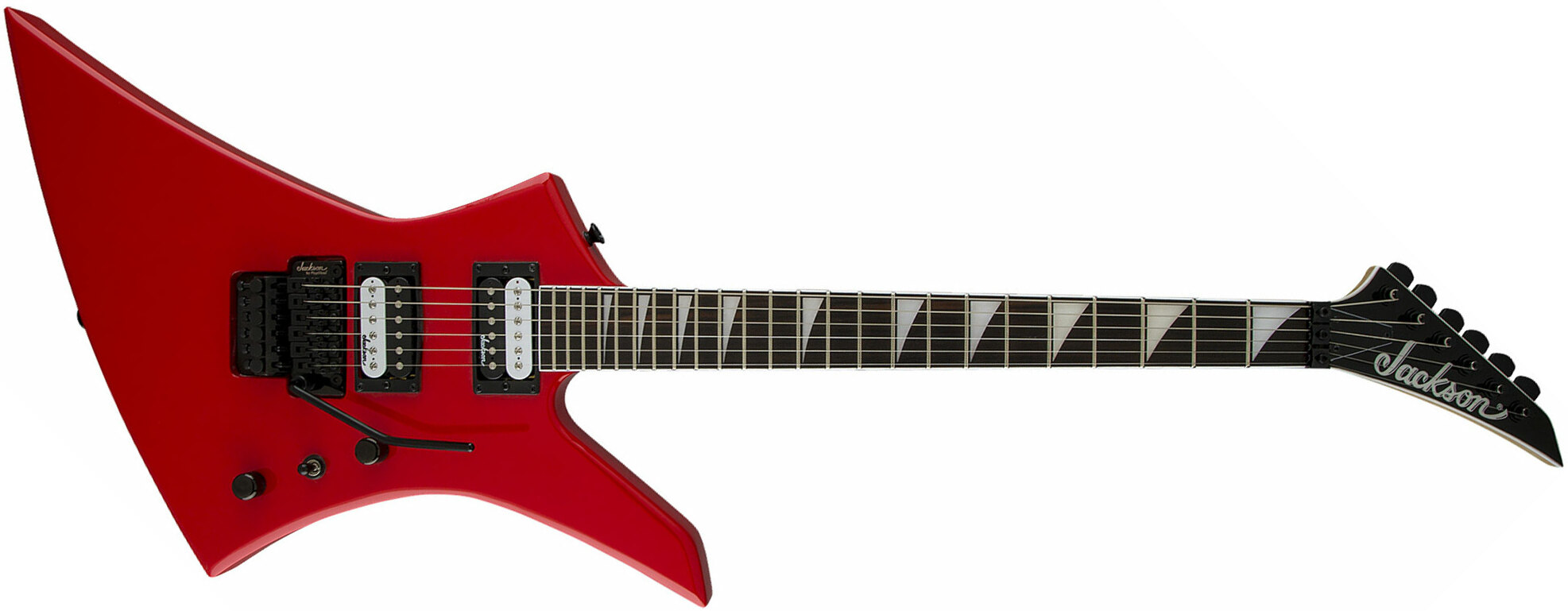 Jackson Kelly Js32 2h Fr Ama - Ferrari Red - Metalen elektrische gitaar - Main picture