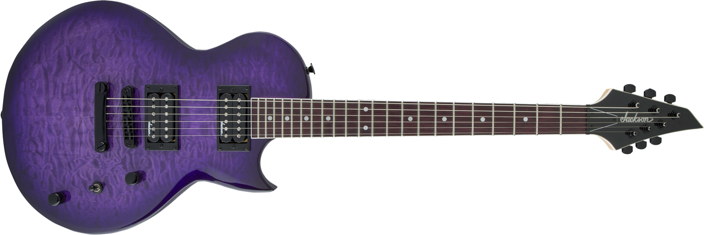 Jackson Monarkh Sc Js22q 2h Ht Ama - Transparent Purple Burst - Enkel gesneden elektrische gitaar - Main picture