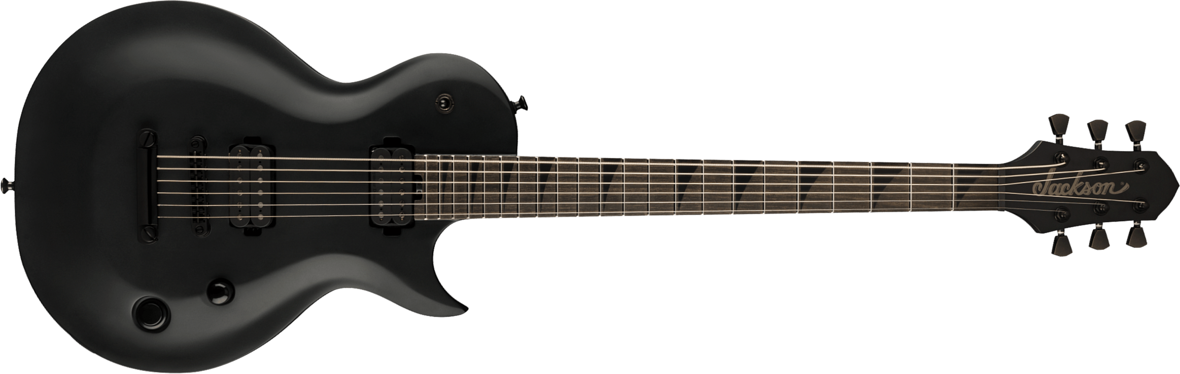 Jackson Monarkh Sc T6 Baritone Pro Plus Xt 2h Seymour Duncan Ht Eb - Satin Black - Bariton elektrische gitaar - Main picture