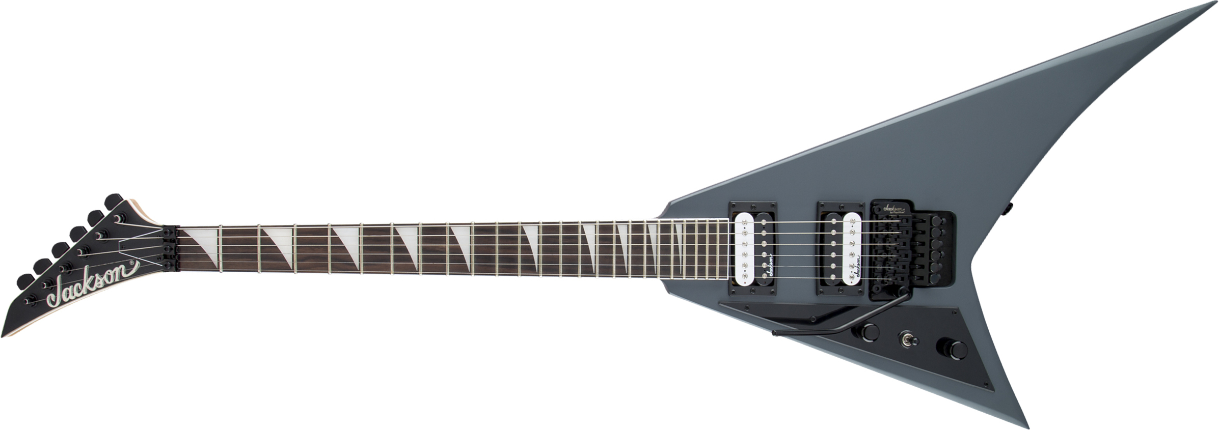 Jackson Randy Rhoads Js32 Lh Gaucher Fr 2h Fr Ama - Satin Gray - Linkshandige elektrische gitaar - Main picture