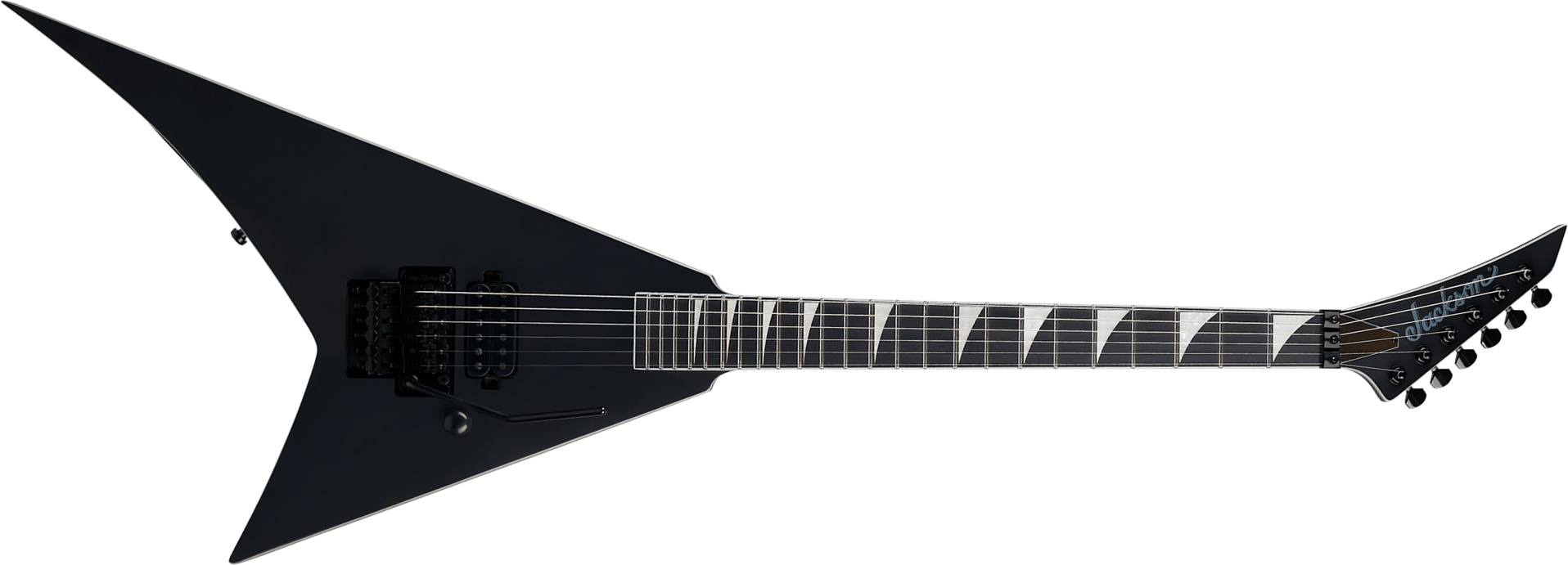 Jackson Rhoads Rr1a Pure Metal Pro Plus 1h Fr Eb - Satin Black - Metal elektrische gitaar - Main picture