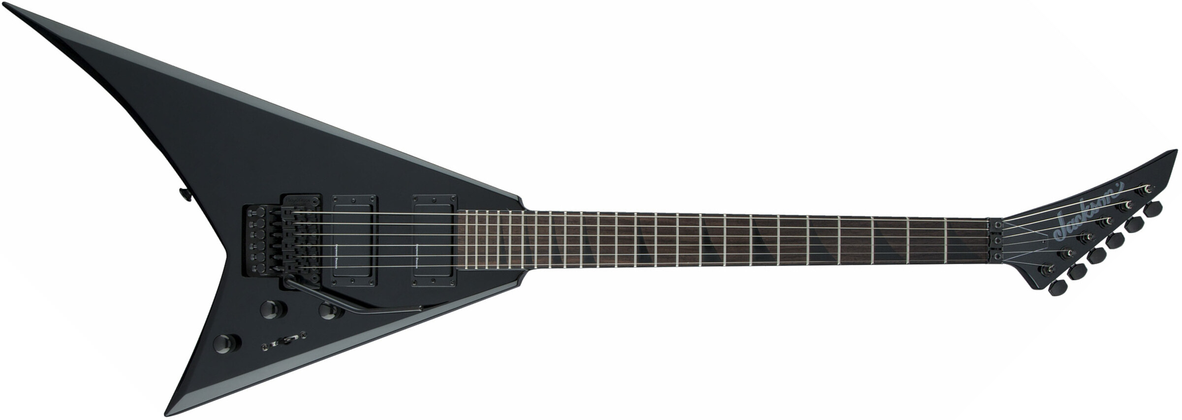 Jackson Rhoads Rrx24 Hh Seymour Duncan Fr Rw - Black - Metal elektrische gitaar - Main picture