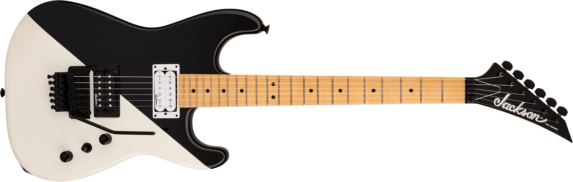Jackson San Dimas Sd1 Hh Fr Mpl Pro Origins 1985 Mex 2h Fr Mn - Two Face - Elektrische gitaar in Strat vorm - Main picture